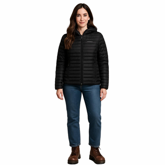 Eddie Bauer Jackets & Blazers - Eddie Bauer Women’s Black Down Puffer Jacket Size XL